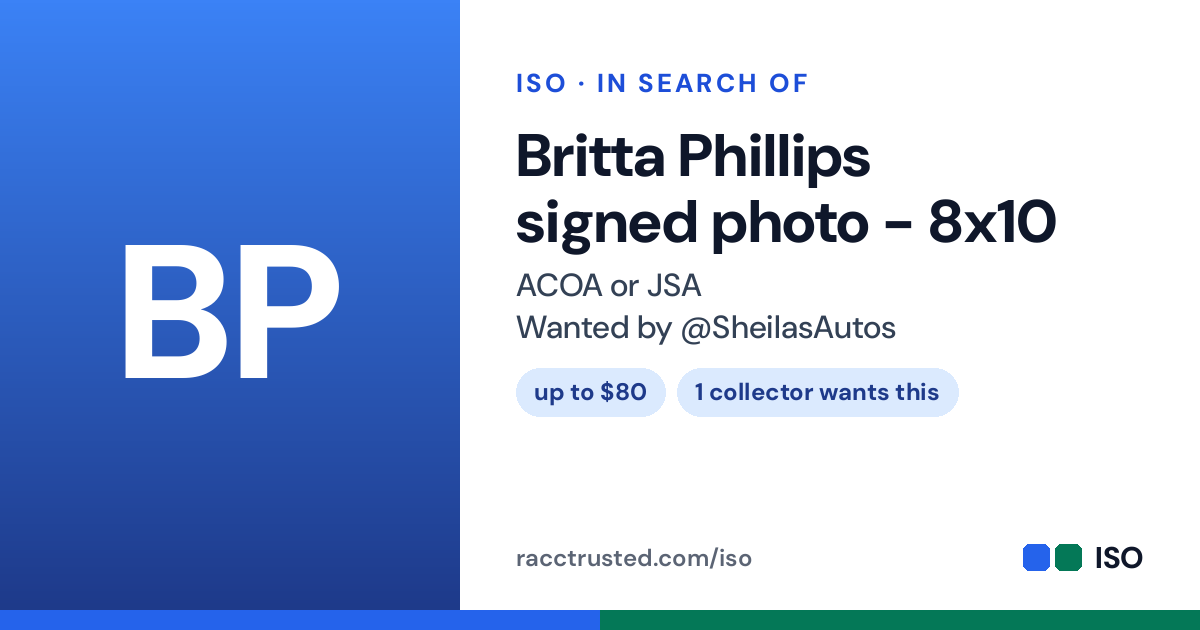 The link preview card for this ISO