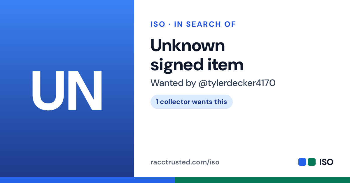 The link preview card for this ISO
