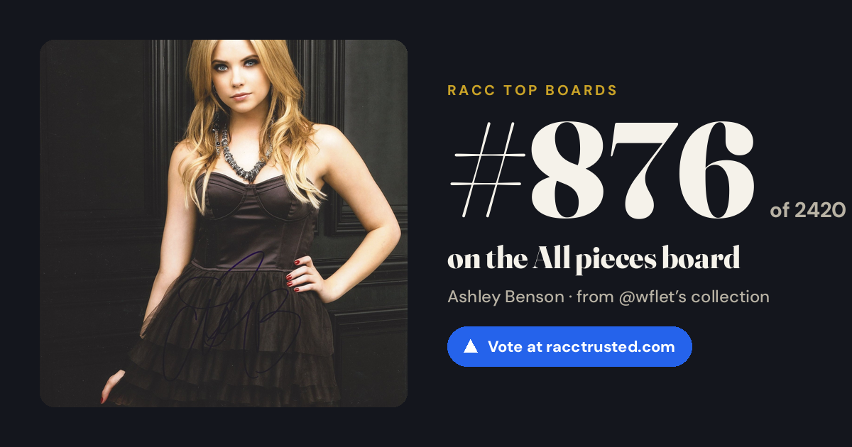 Share card: #876 of 2420 on the All pieces board