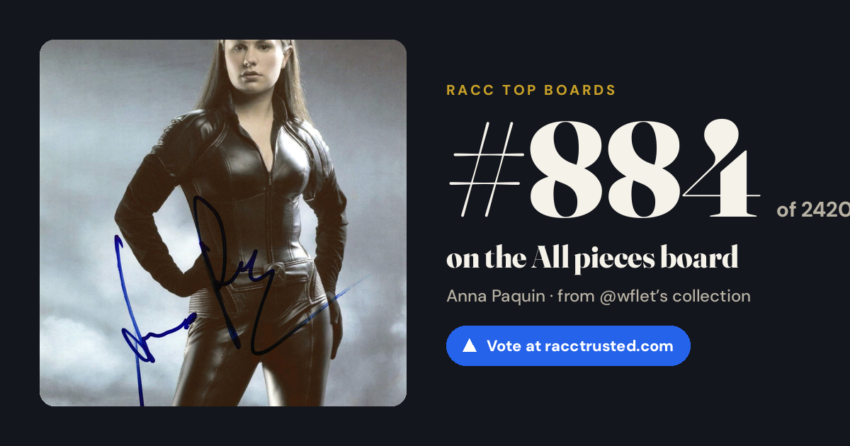 Share card: #884 of 2420 on the All pieces board