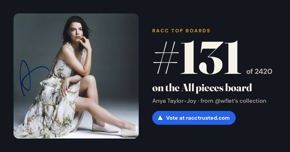 Share card: #131 of 2420 on the All pieces board