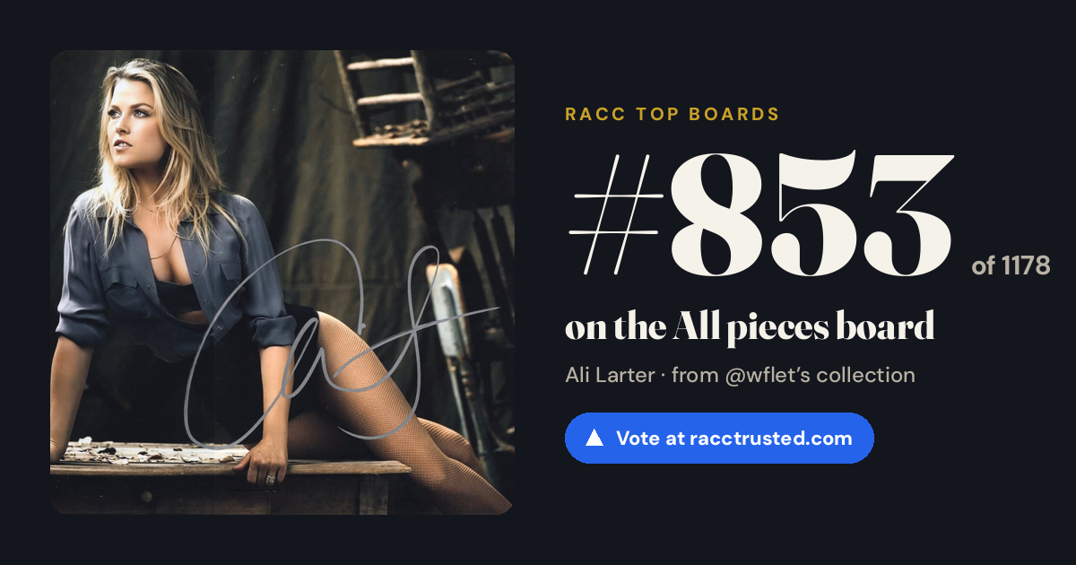 Share card: #853 of 1178 on the All pieces board