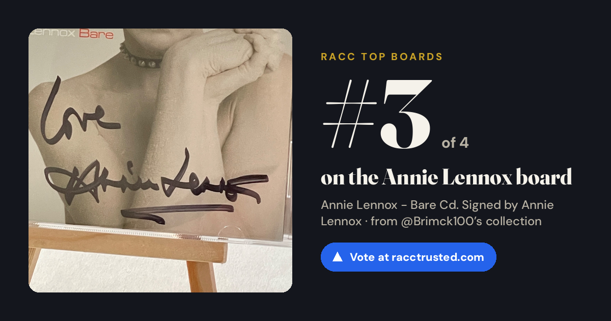 Share card: #3 of 4 on the Annie Lennox board