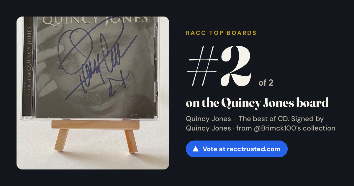 Share card: #2 of 2 on the Quincy Jones board