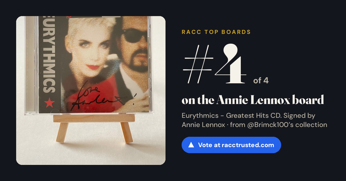 Share card: #4 of 4 on the Annie Lennox board