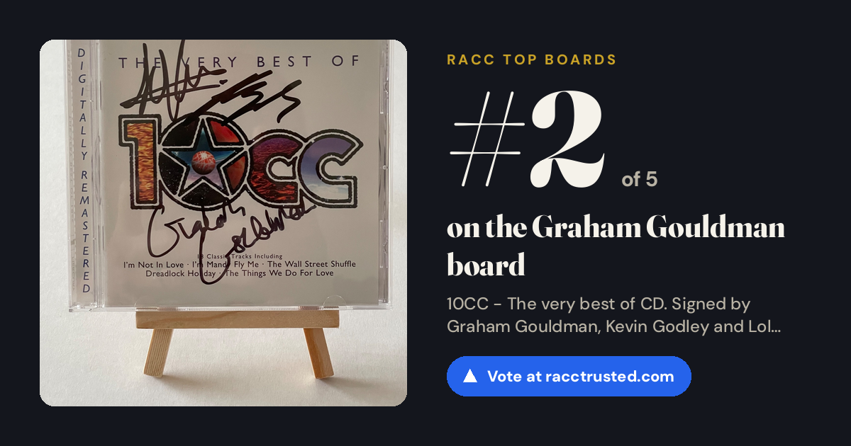 Share card: #2 of 5 on the Graham Gouldman board