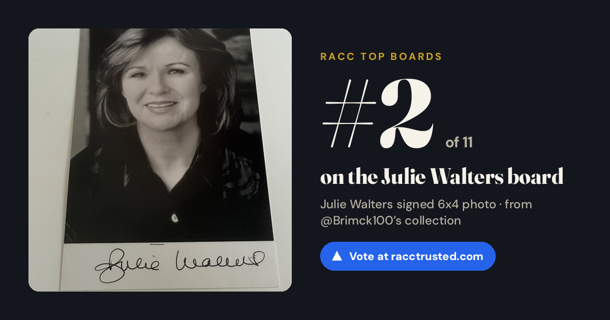 Share card: #2 of 11 on the Julie Walters board