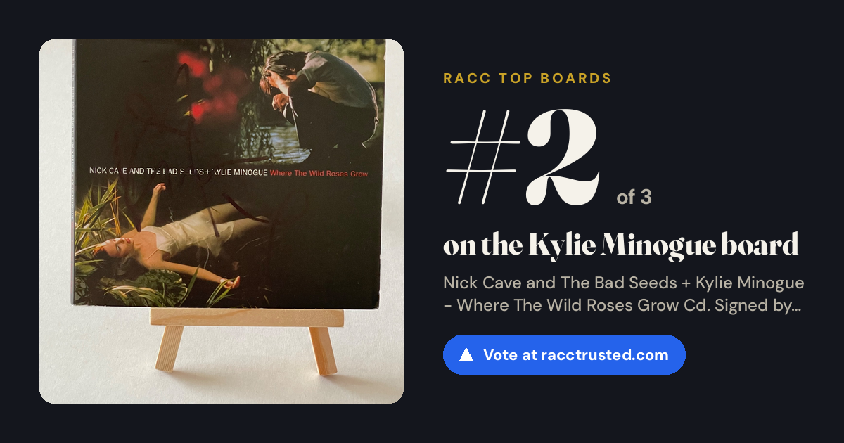 Share card: #2 of 3 on the Kylie Minogue board
