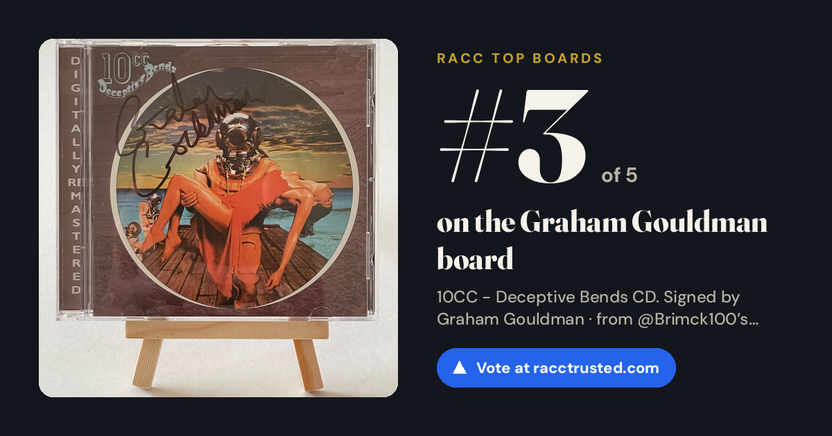 Share card: #3 of 5 on the Graham Gouldman board
