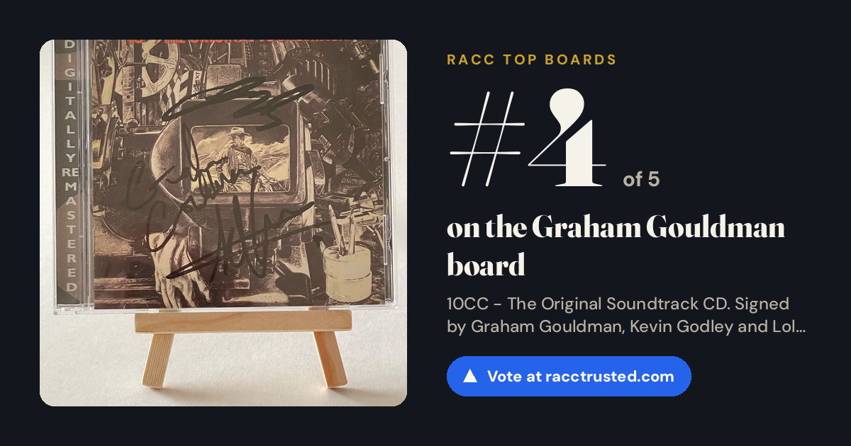 Share card: #4 of 5 on the Graham Gouldman board