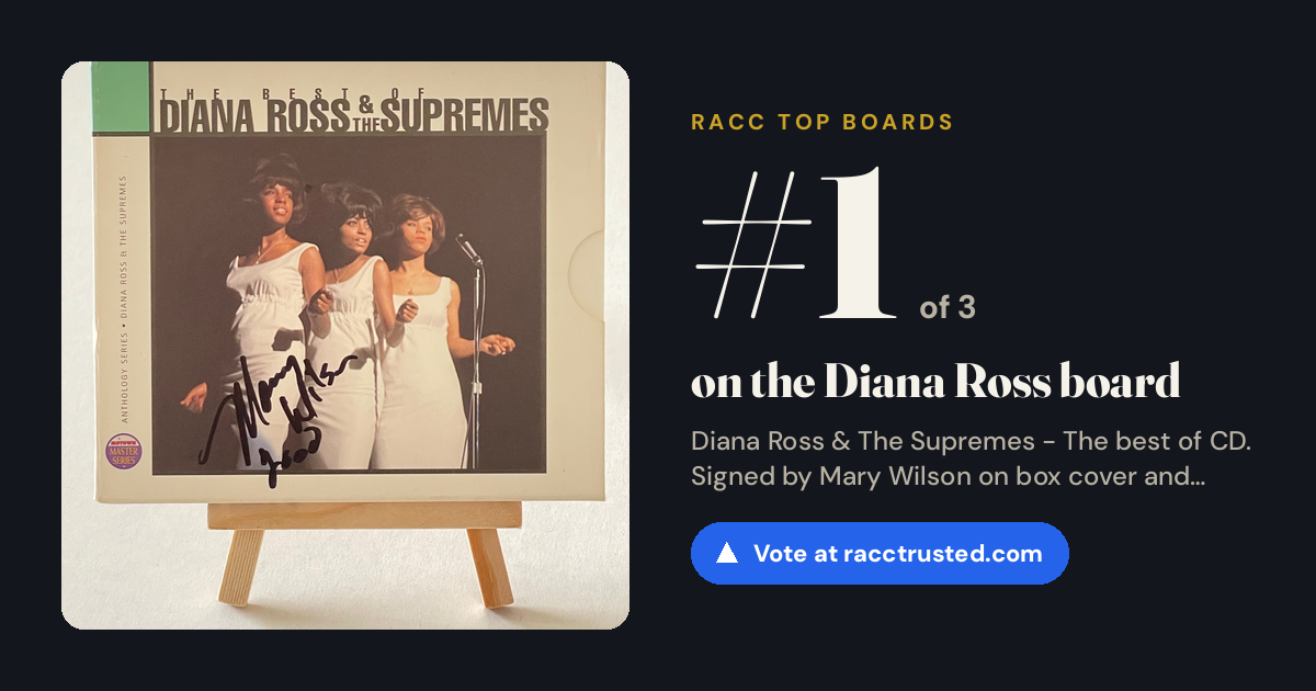 Share card: #1 of 3 on the Diana Ross board