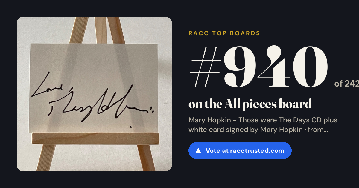 Share card: #940 of 2420 on the All pieces board