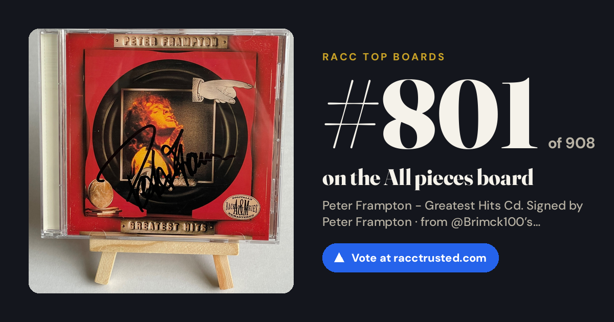 Share card: #801 of 908 on the All pieces board