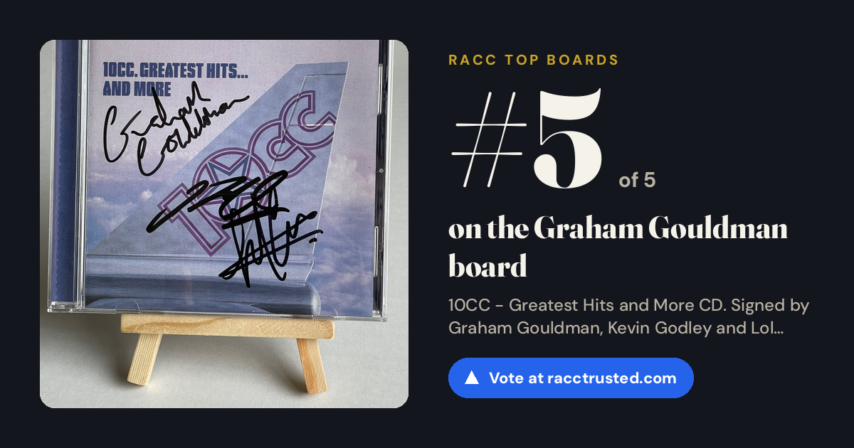Share card: #5 of 5 on the Graham Gouldman board