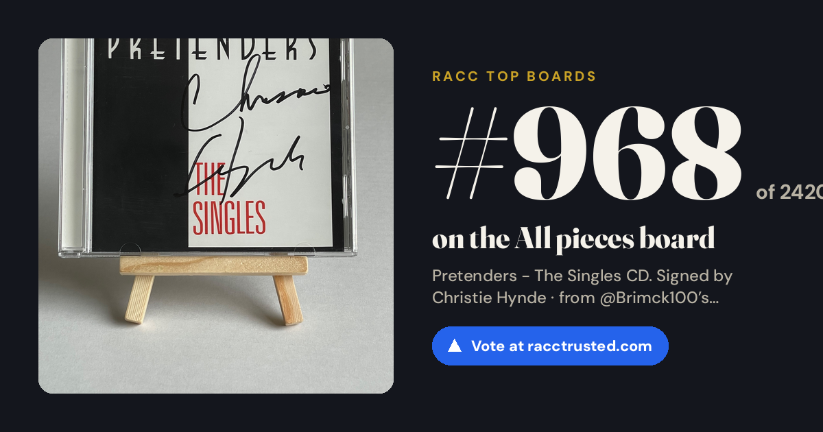 Share card: #968 of 2420 on the All pieces board