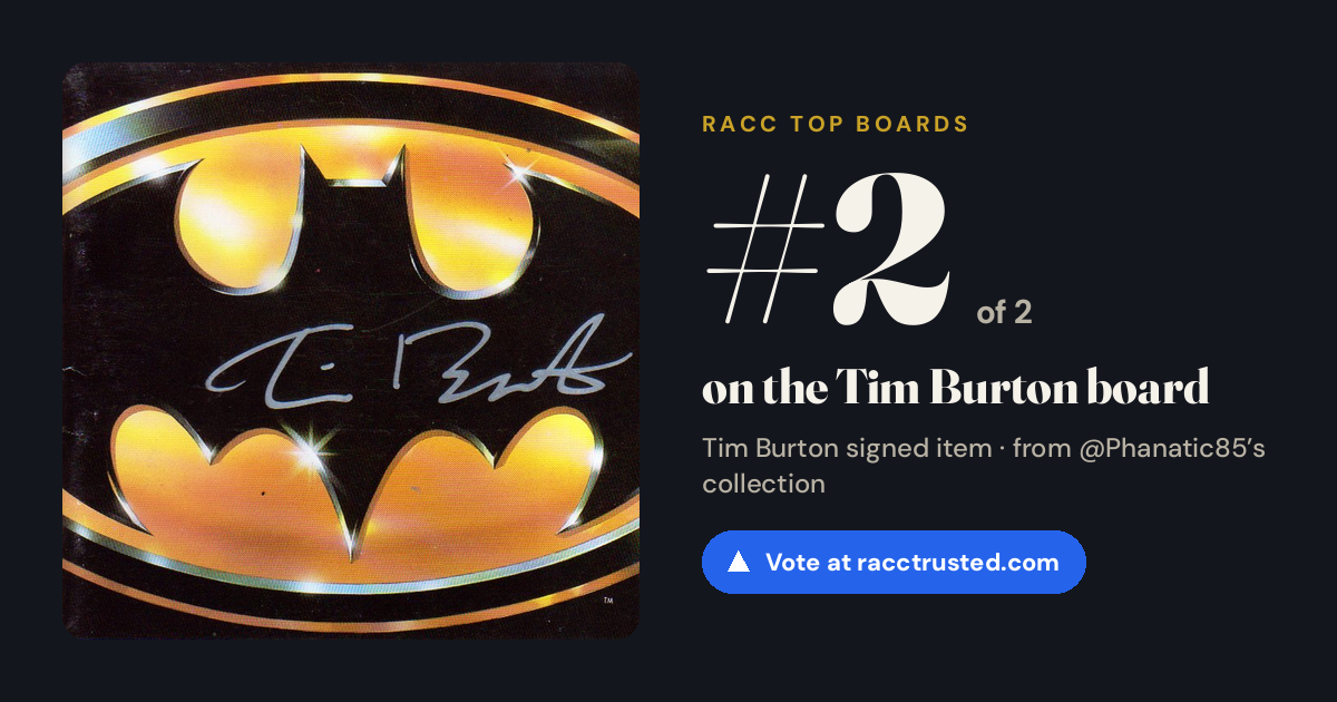 Share card: #2 of 2 on the Tim Burton board