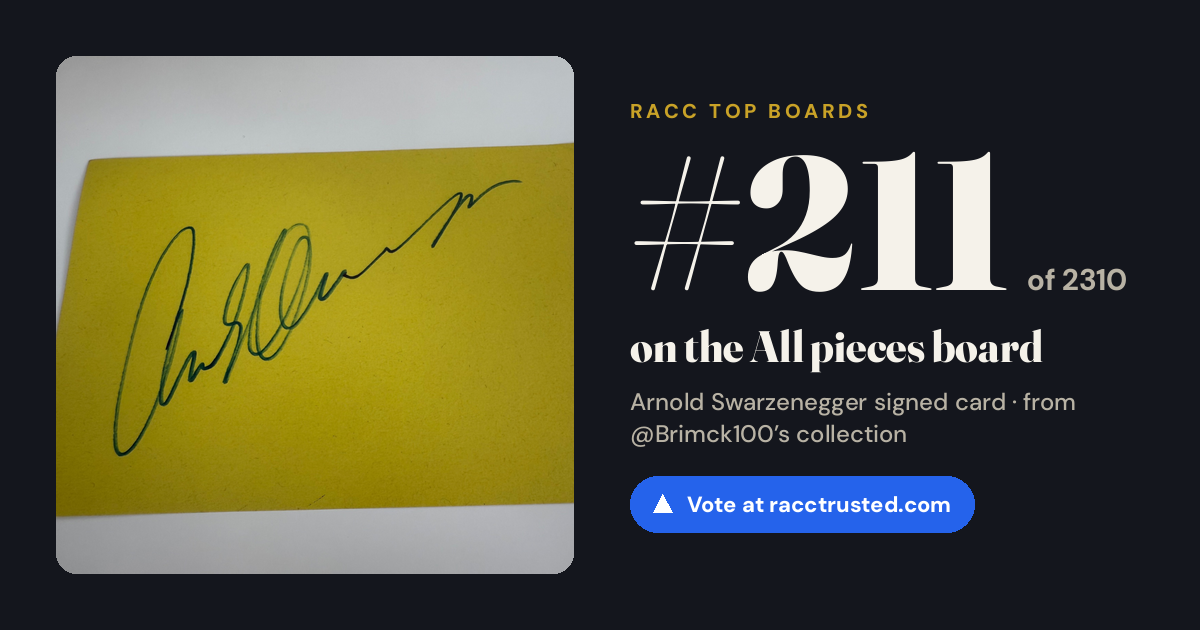 Share card: #211 of 2304 on the All pieces board