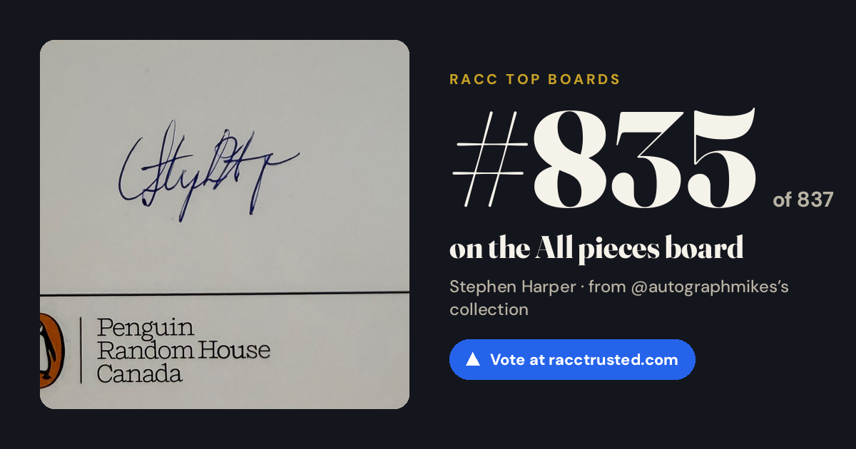 Share card: #835 of 837 on the All pieces board