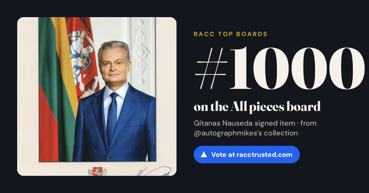Share card: #1000 of 1670 on the All pieces board