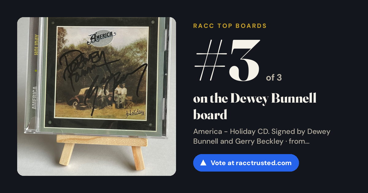 Share card: #3 of 3 on the Dewey Bunnell board