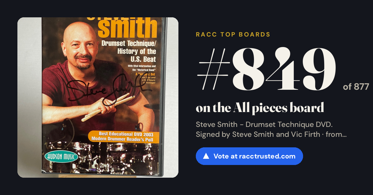 Share card: #849 of 875 on the All pieces board