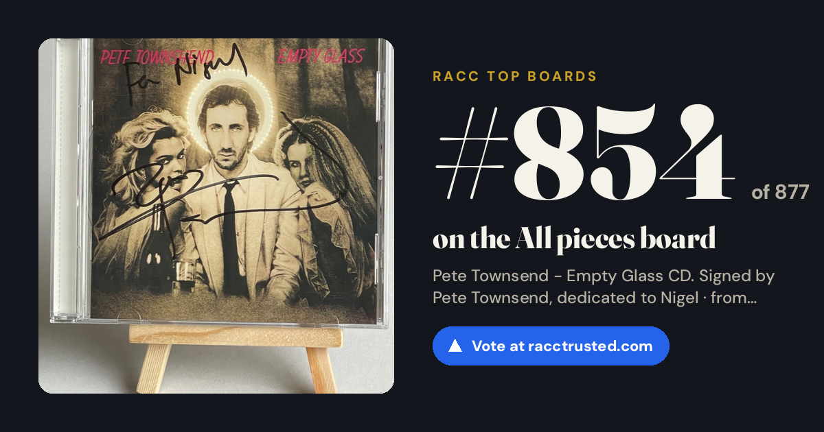 Share card: #854 of 875 on the All pieces board