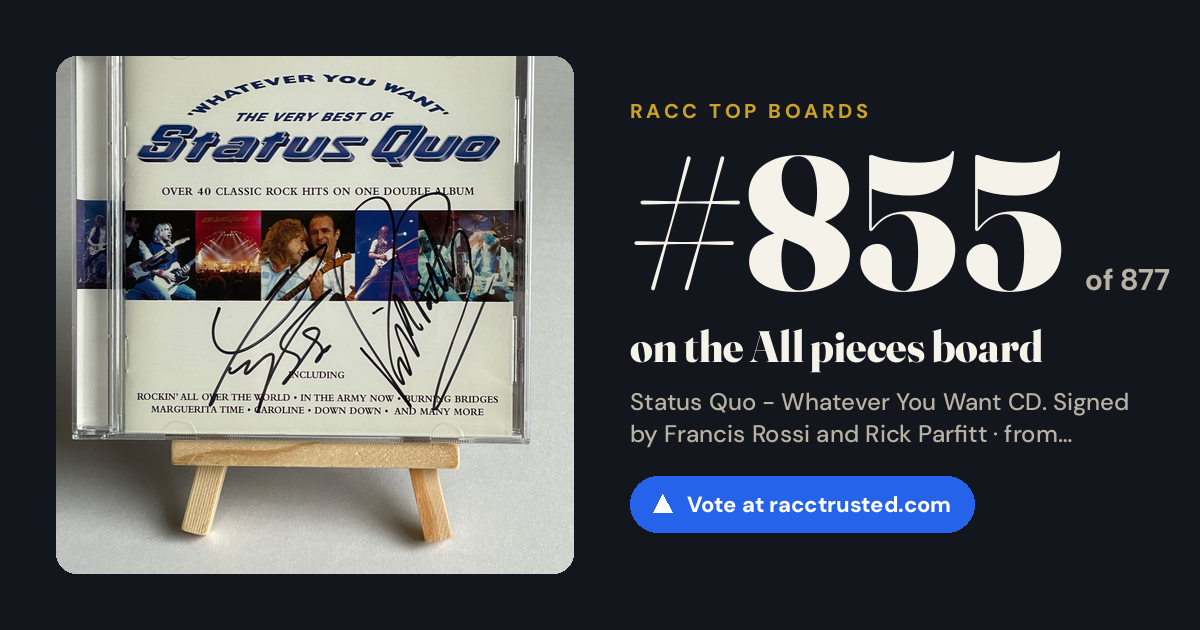 Share card: #855 of 875 on the All pieces board