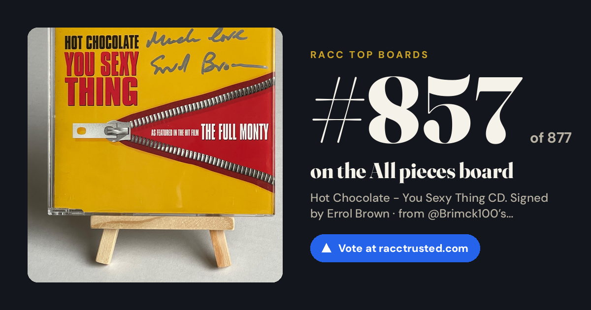 Share card: #857 of 875 on the All pieces board