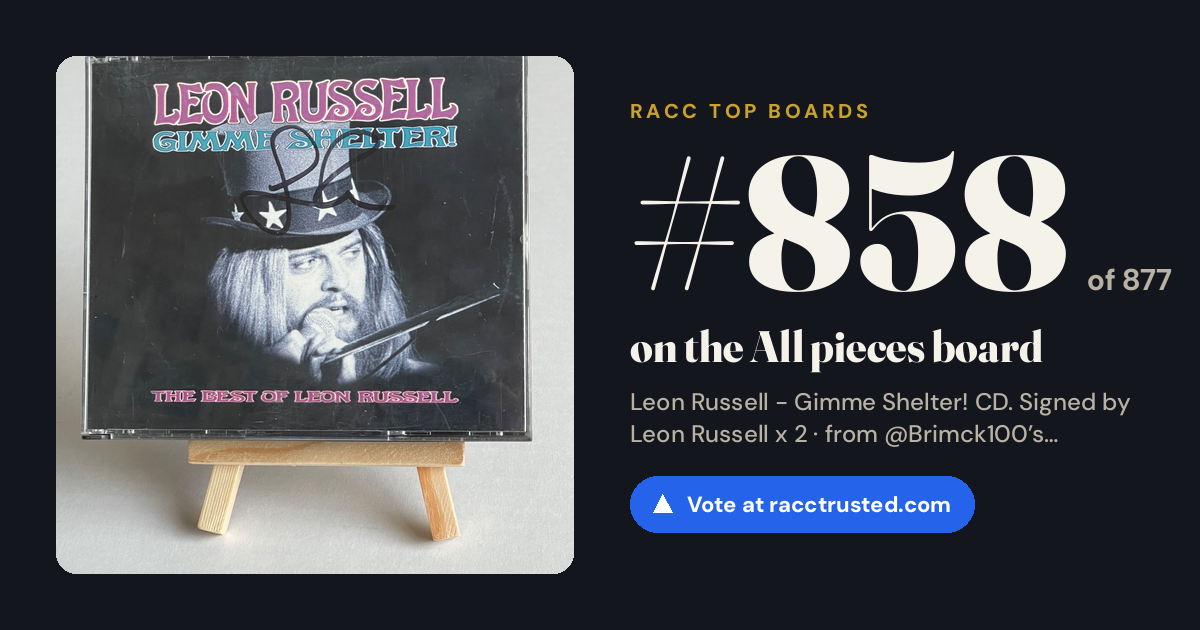 Share card: #858 of 875 on the All pieces board