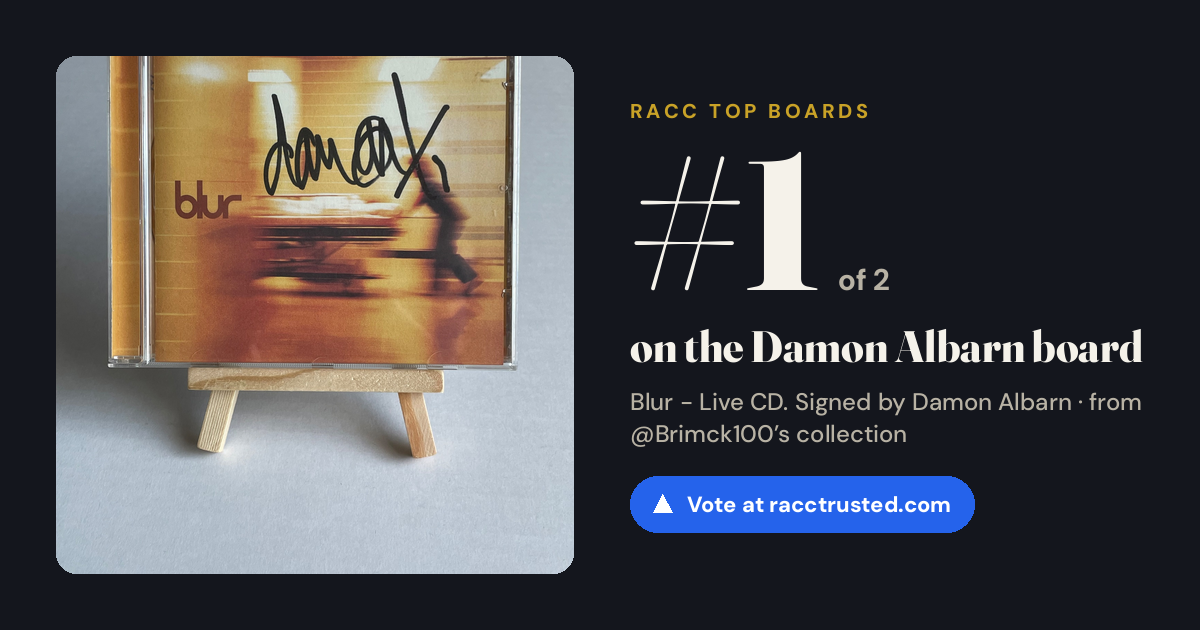 Share card: #1 of 2 on the Damon Albarn board