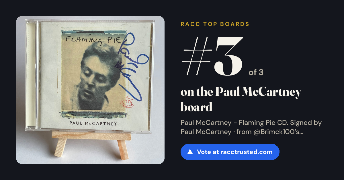 Share card: #3 of 3 on the Paul McCartney board