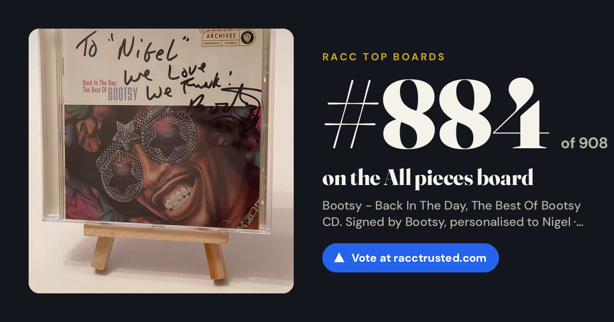 Share card: #884 of 907 on the All pieces board
