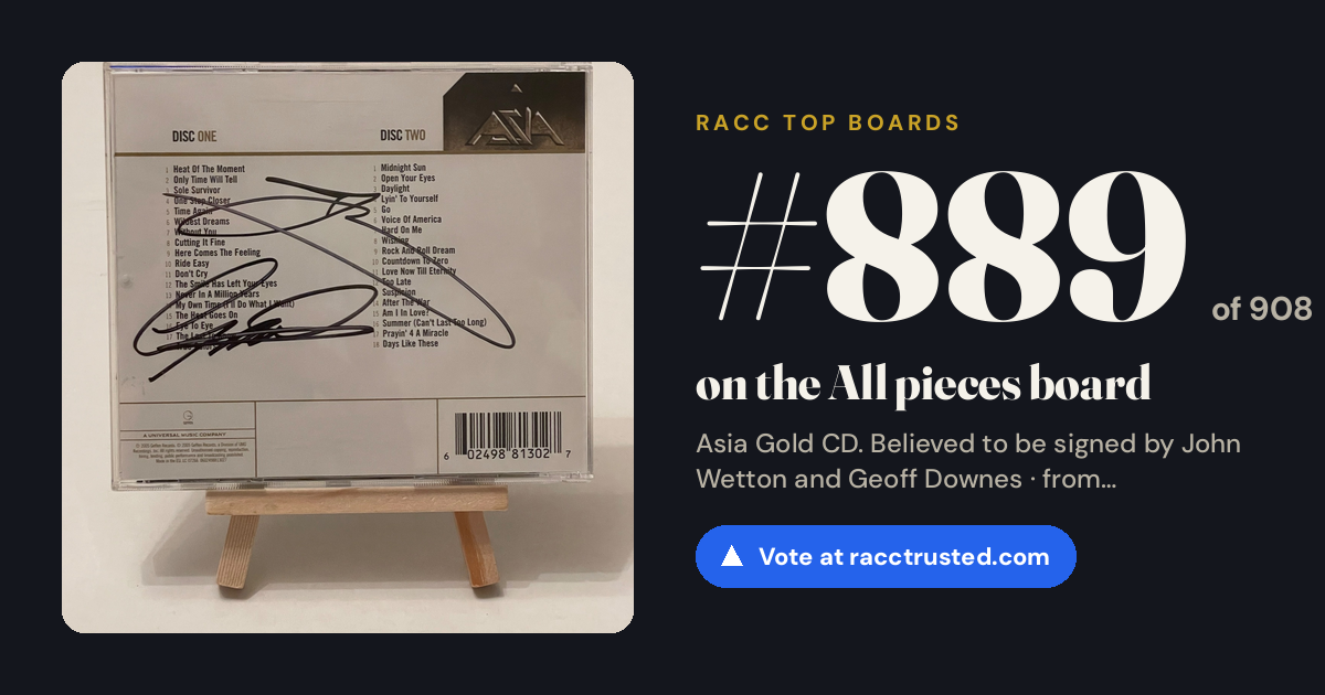 Share card: #889 of 908 on the All pieces board