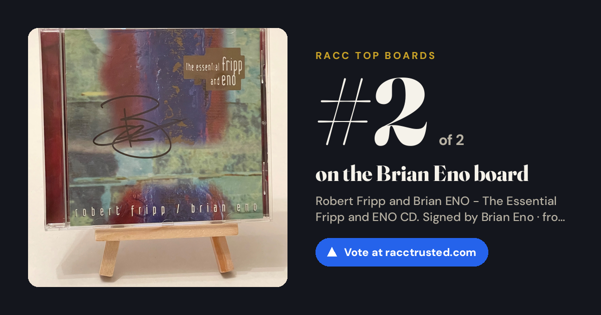 Share card: #2 of 2 on the Brian Eno board