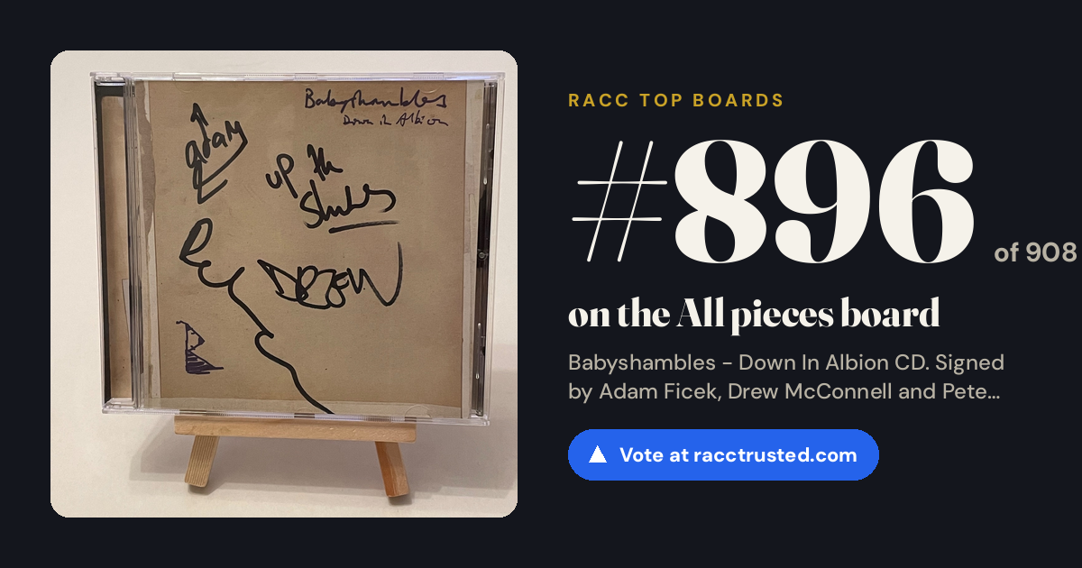 Share card: #896 of 908 on the All pieces board