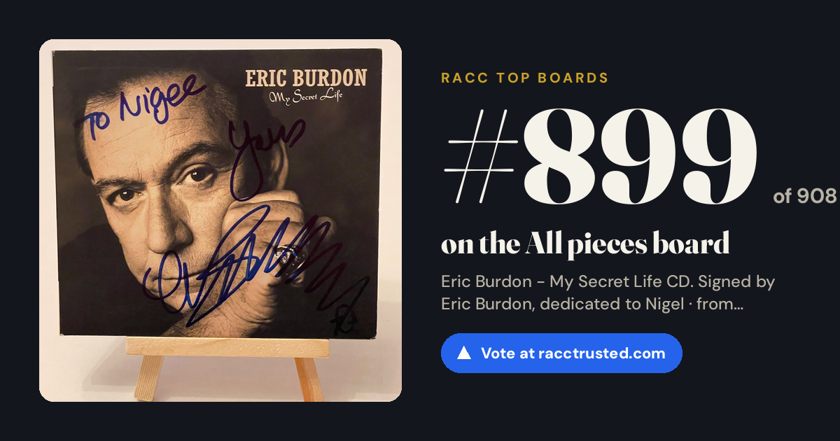 Share card: #899 of 908 on the All pieces board