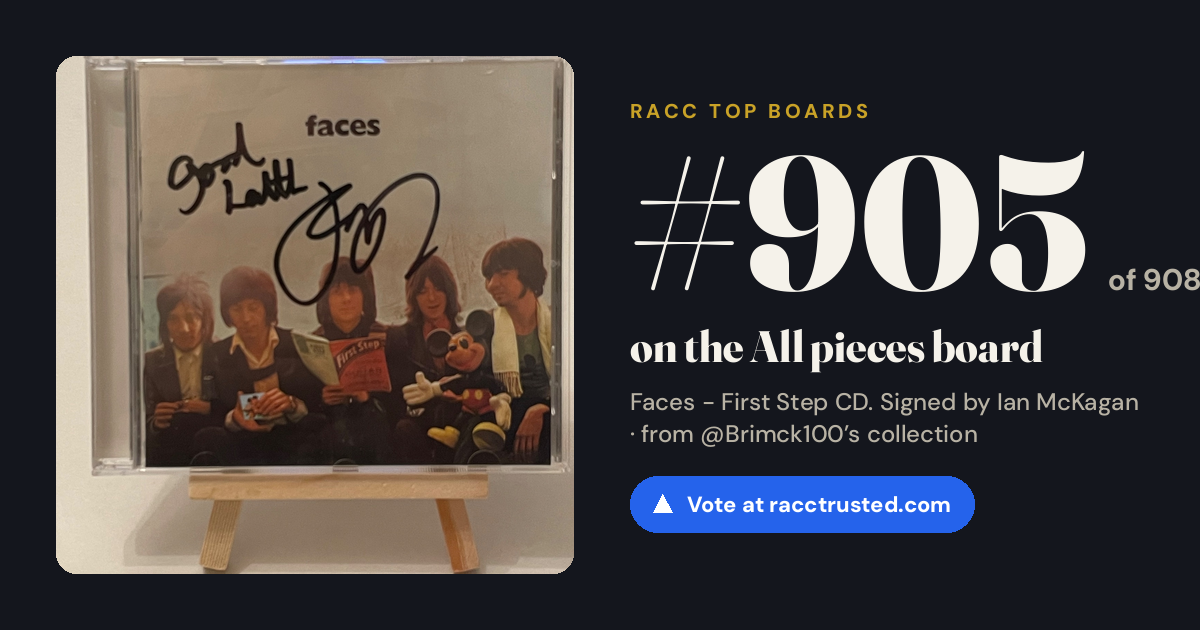 Share card: #905 of 908 on the All pieces board