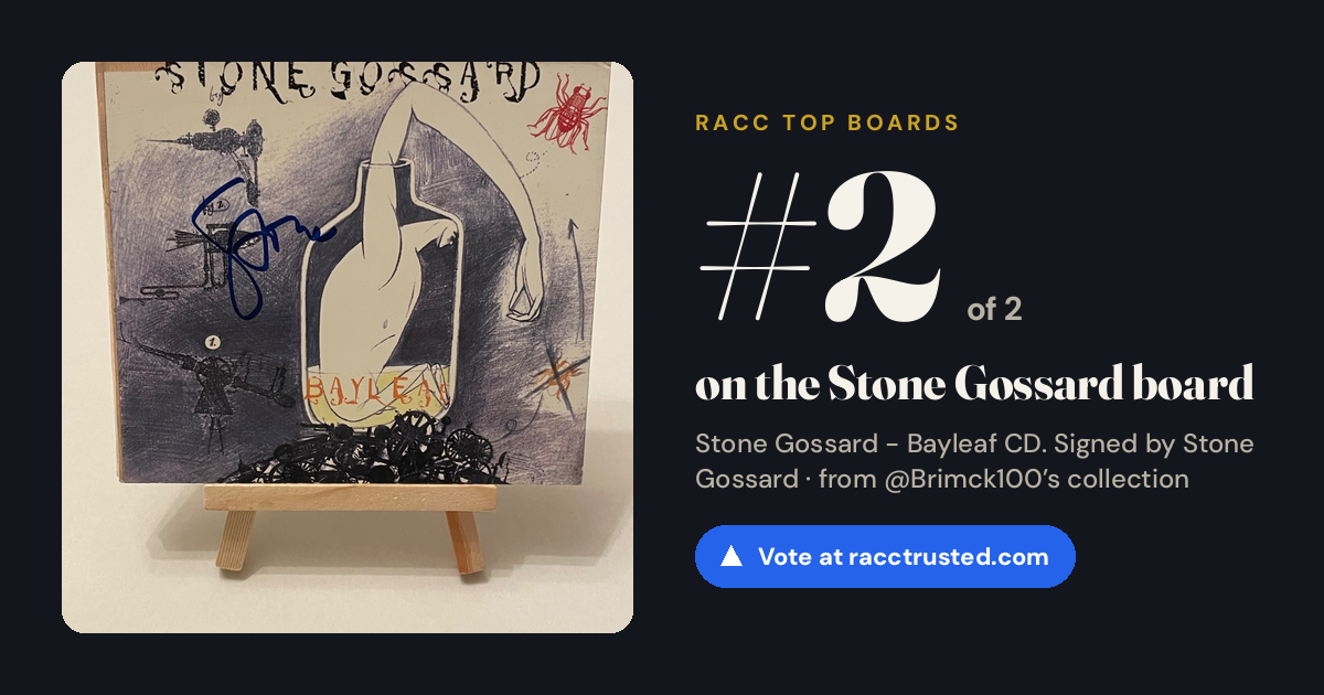 Share card: #2 of 2 on the Stone Gossard board