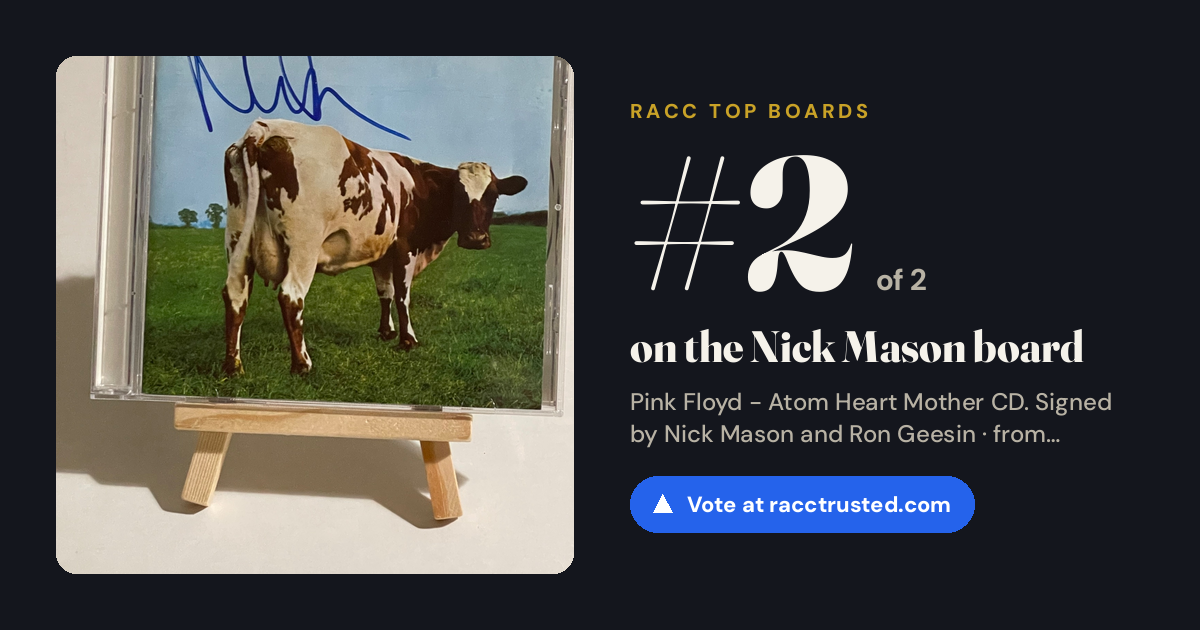 Share card: #2 of 2 on the Nick Mason board