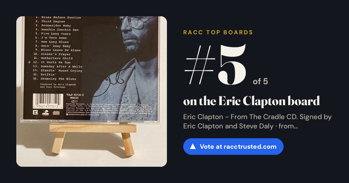 Share card: #5 of 5 on the Eric Clapton board