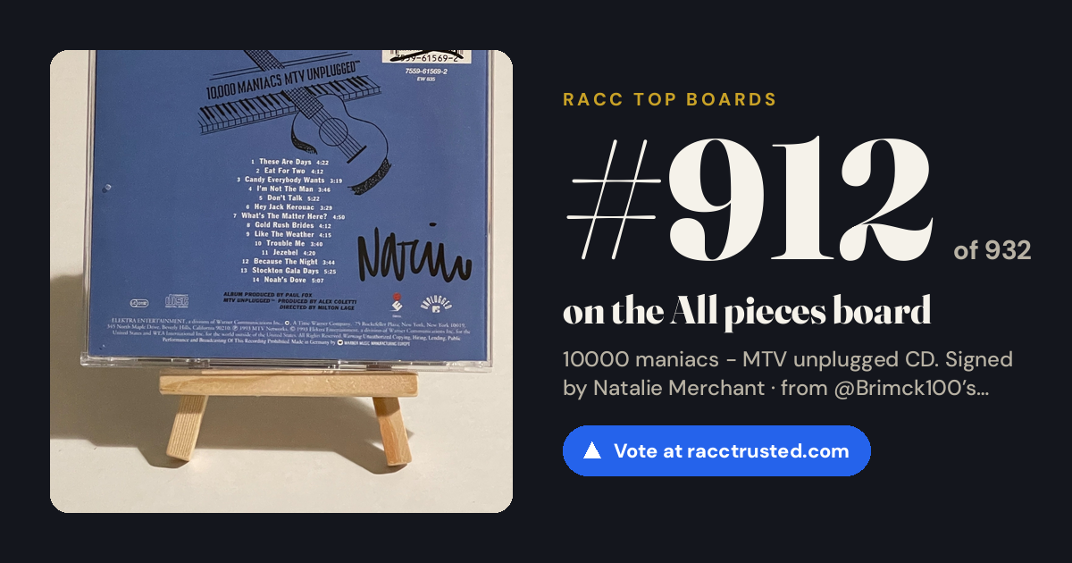 Share card: #912 of 932 on the All pieces board