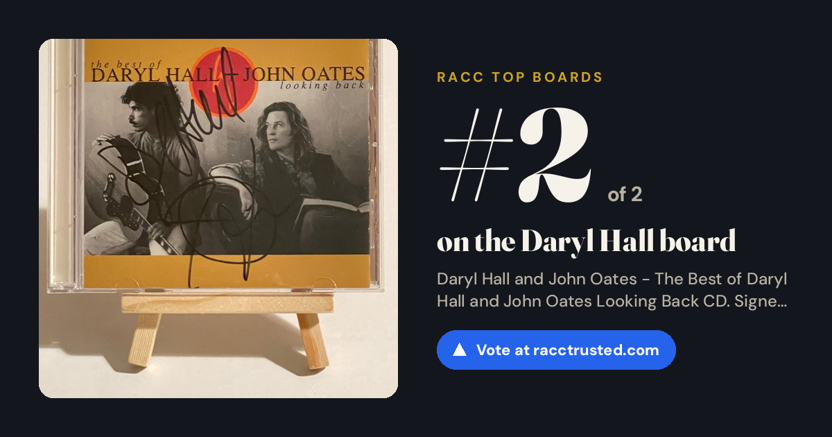 Share card: #2 of 2 on the Daryl Hall board