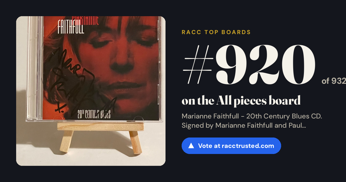Share card: #920 of 932 on the All pieces board