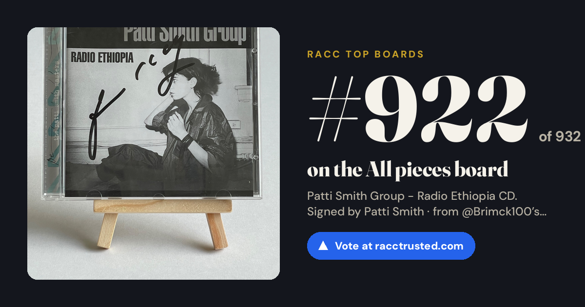 Share card: #922 of 932 on the All pieces board
