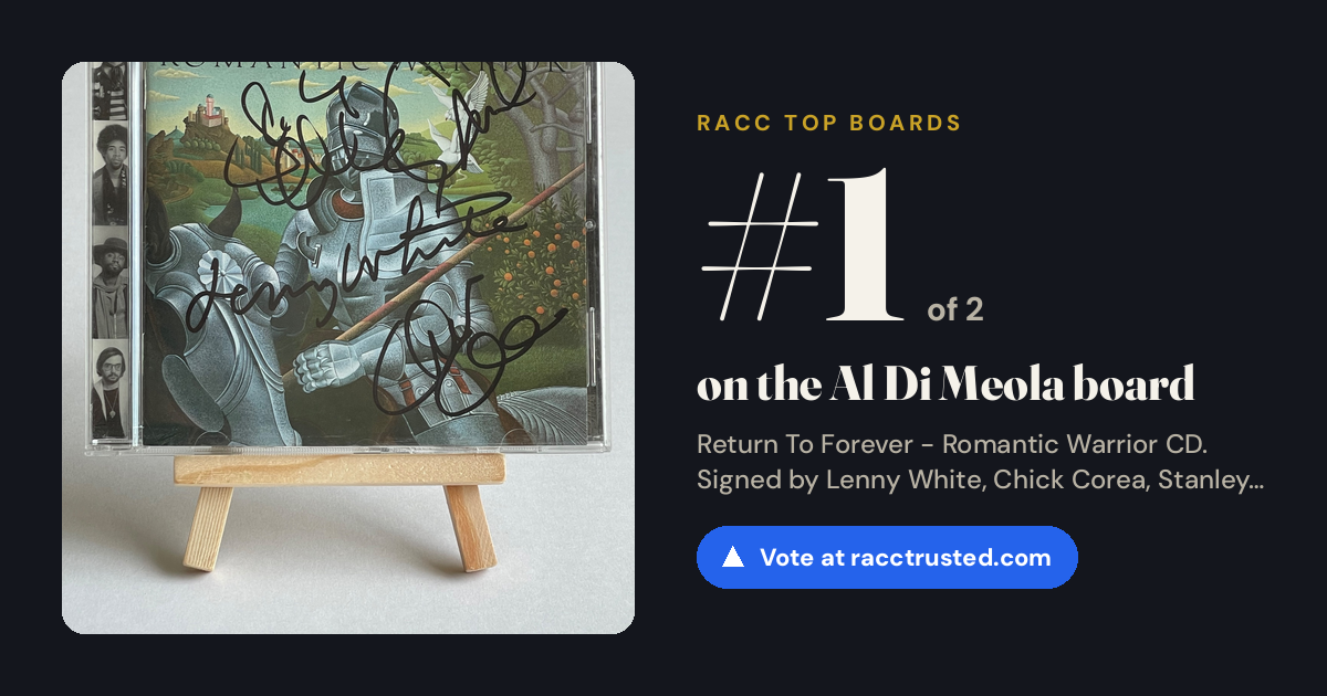 Share card: #1 of 2 on the Al Di Meola board