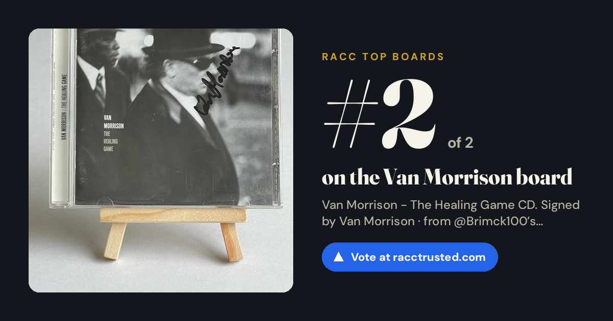 Share card: #2 of 2 on the Van Morrison board