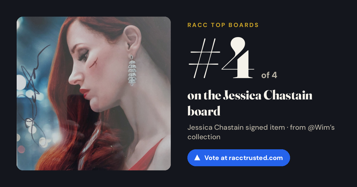 Share card: #4 of 4 on the Jessica Chastain board