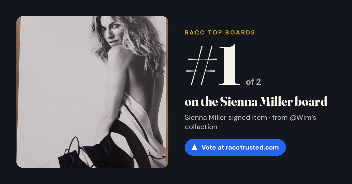 Share card: #1 of 2 on the Sienna Miller board