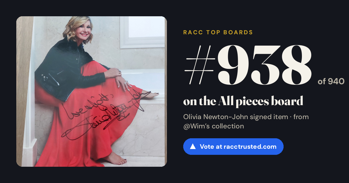 Share card: #938 of 940 on the All pieces board