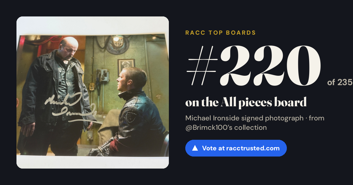 Share card: #220 of 2354 on the All pieces board